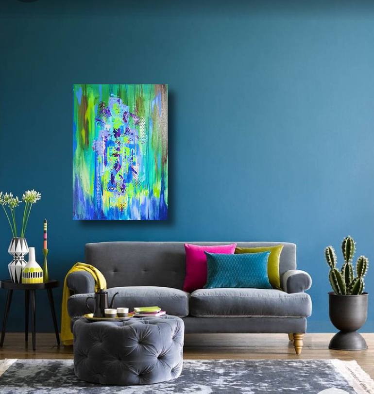 Original Abstract Painting by TANYA EFE