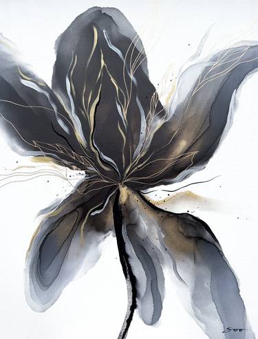 Original Abstract Mixed Media by Soo Kim