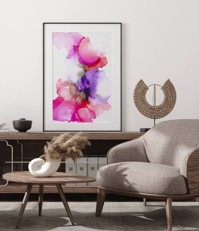 Original Abstract Expressionism Abstract Painting by Soo Kim
