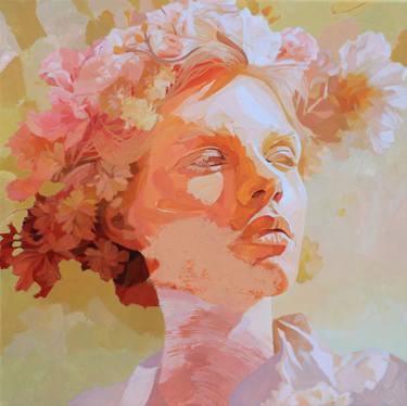 Original Expressionism People Paintings by Melinda Matyas