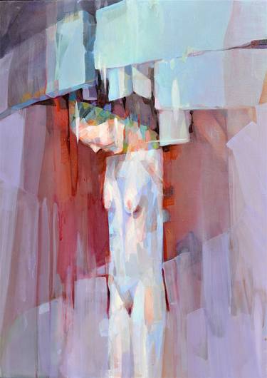 Print of Expressionism Nude Paintings by Melinda Matyas