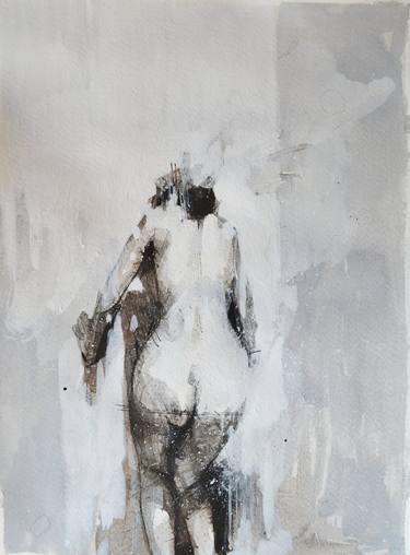 Original Expressionism Nude Paintings by Melinda Matyas