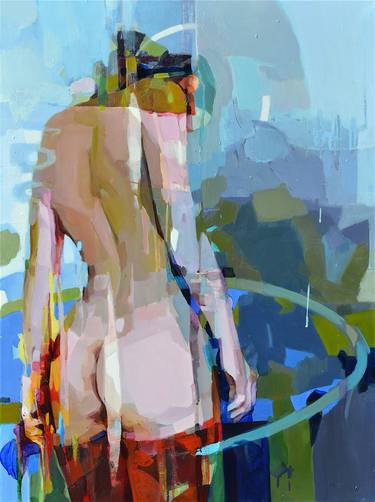 Print of People Paintings by Melinda Matyas