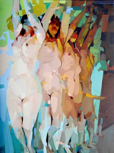 Original People Paintings by Melinda Matyas