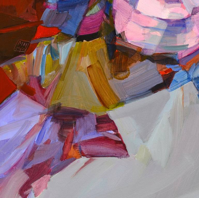 Original Portrait Painting by Melinda Matyas