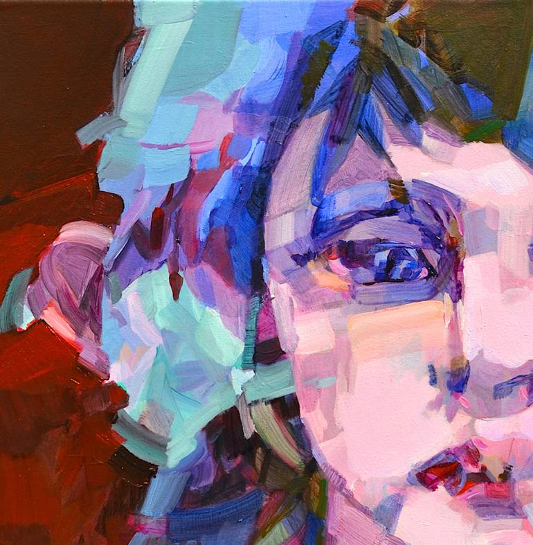 Original Portrait Painting by Melinda Matyas