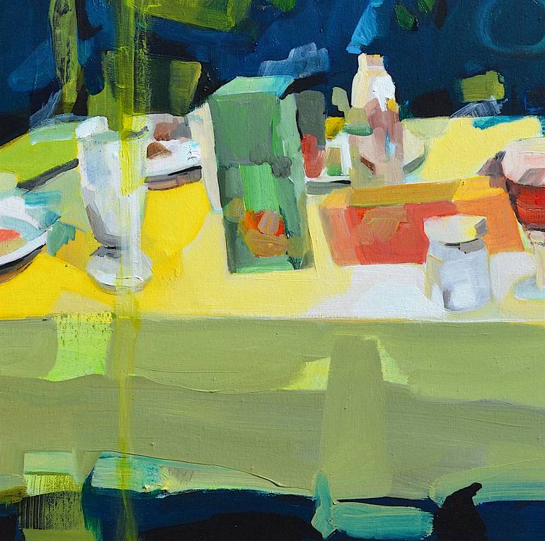Original Conceptual People Painting by Melinda Matyas