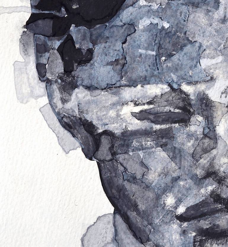 Original Expressionism People Painting by Melinda Matyas