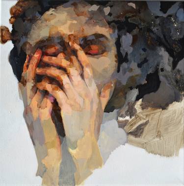 Print of Expressionism Portrait Paintings by Melinda Matyas