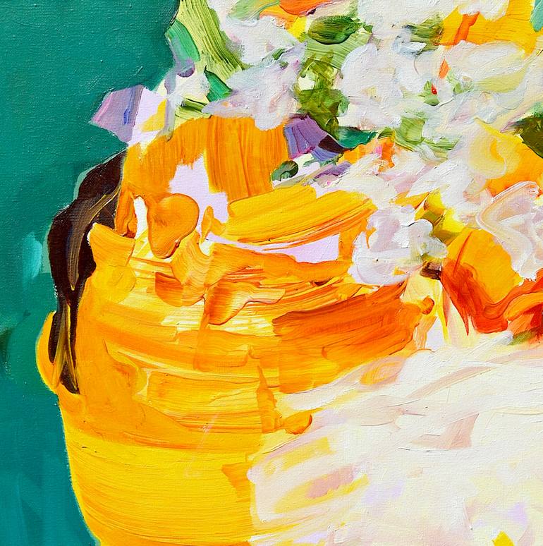 Original Expressionism Portrait Painting by Melinda Matyas