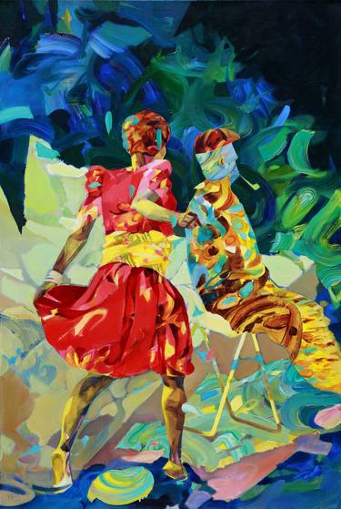 Saatchi Art Artist Melinda Matyas; Painting, “There’s a storm coming uncle Tom” #art