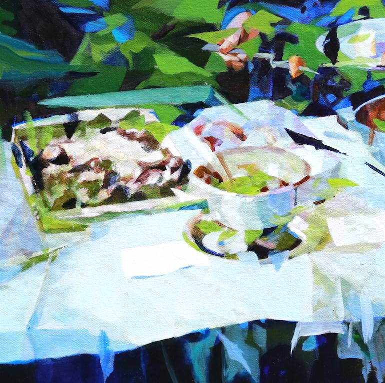 Original Conceptual People Painting by Melinda Matyas