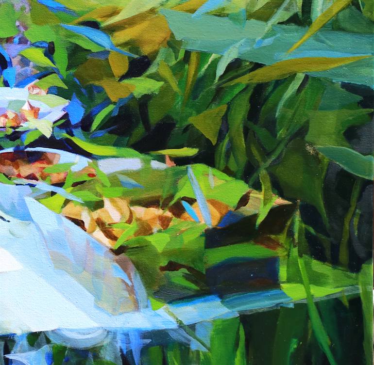 Original Conceptual People Painting by Melinda Matyas