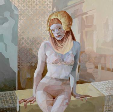 Original Conceptual Nude Paintings by Melinda Matyas