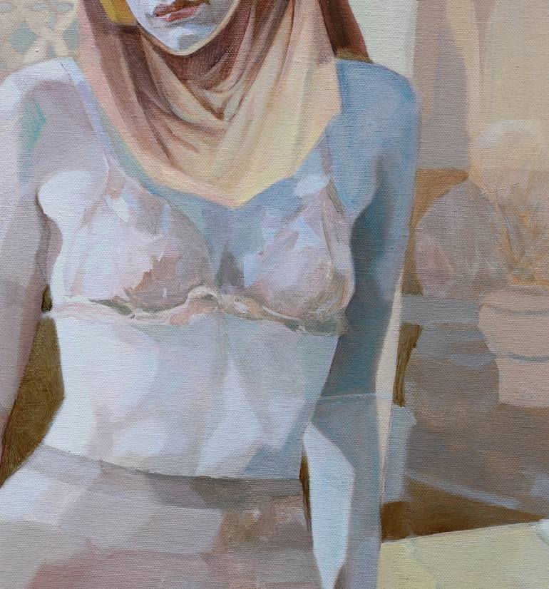 Original Conceptual Nude Painting by Melinda Matyas