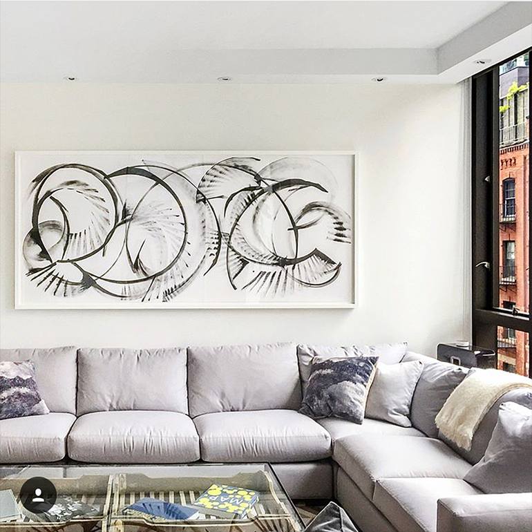 Original Abstract Expressionism Abstract Painting by Thomas Hammer
