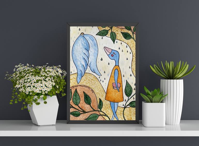 Original Animal Painting by Greta Makarevich