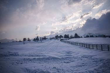 Gulmarg Valley - Kashmir Snowfall and Clean Clouds - Limited Edition of 5 thumb