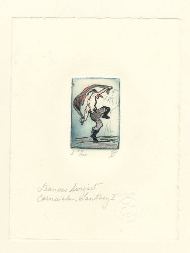 Print of Figurative Performing Arts Printmaking by Frances Swigart