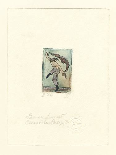 Original Figurative Performing Arts Printmaking by Frances Swigart