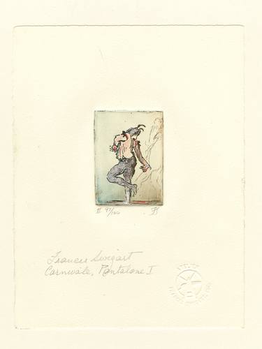 Original Figurative Performing Arts Printmaking by Frances Swigart