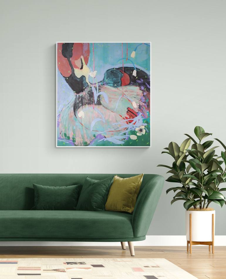 Original Figurative Love Painting by Gulnara Dairova