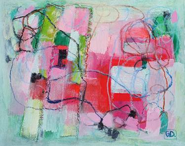 Print of Abstract Collage by Gulnara Dairova