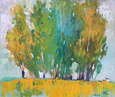 Print of Landscape Paintings by Gulnara Dairova