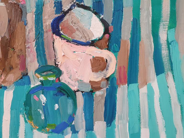 Original Impressionism Still Life Painting by Gulnara Dairova