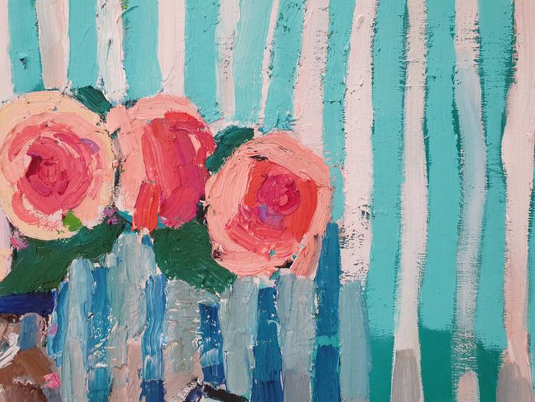 Original Impressionism Still Life Painting by Gulnara Dairova