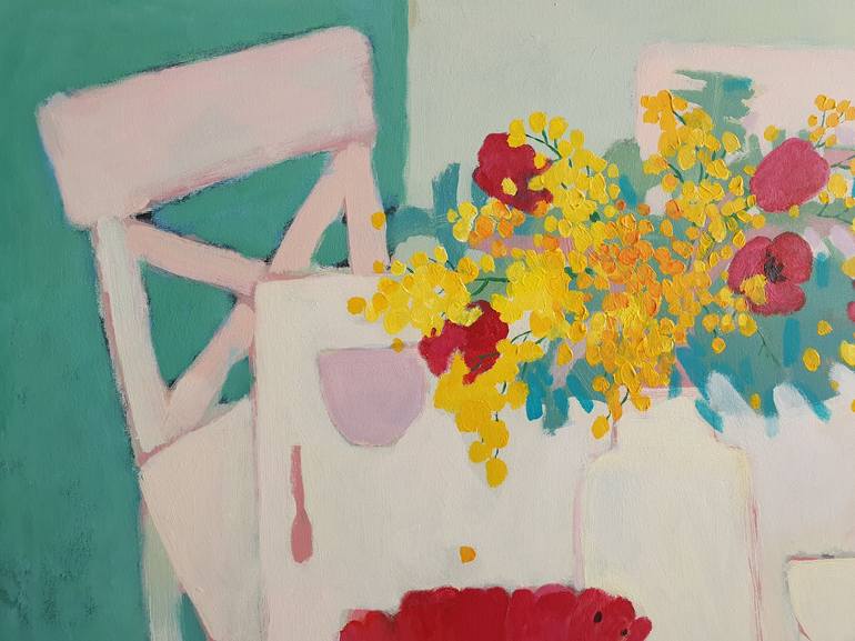 Original Abstract Still Life Painting by Gulnara Dairova