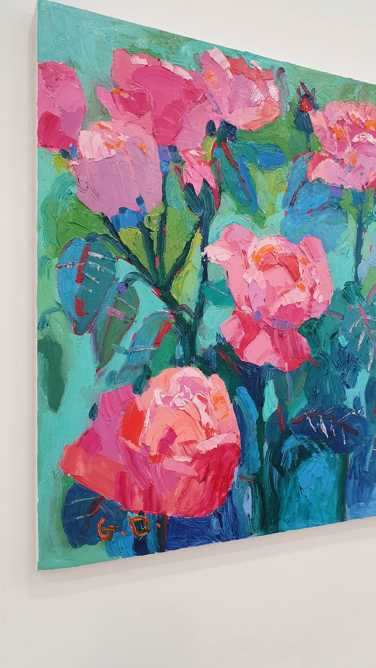 Original Impressionism Still Life Painting by Gulnara Dairova