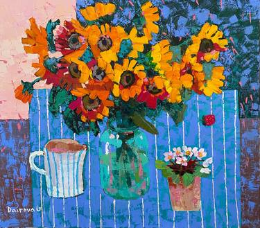 Print of Impressionism Still Life Paintings by Gulnara Dairova