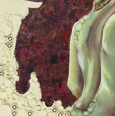 Original Figurative Nude Collage by Shilouh Griffin