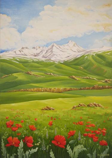 Original Realism Nature Paintings by Mnatsakan Haykyan