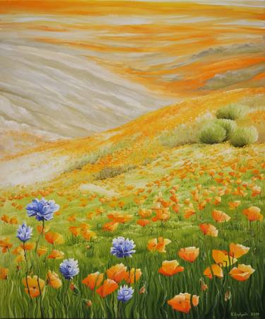 Print of Impressionism Nature Paintings by Mnatsakan Haykyan