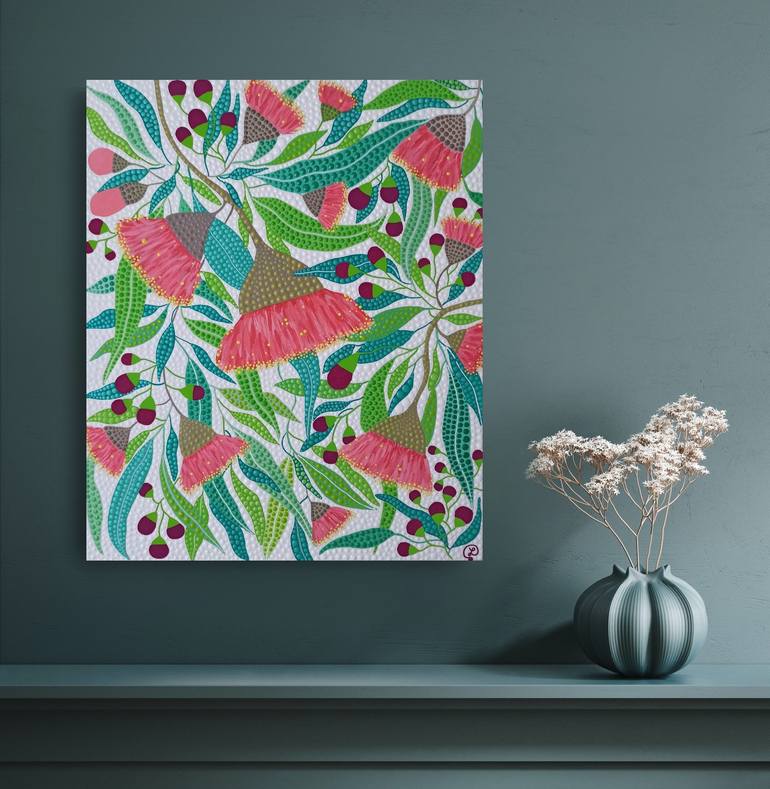 Original Floral Painting by Oxana Lazari