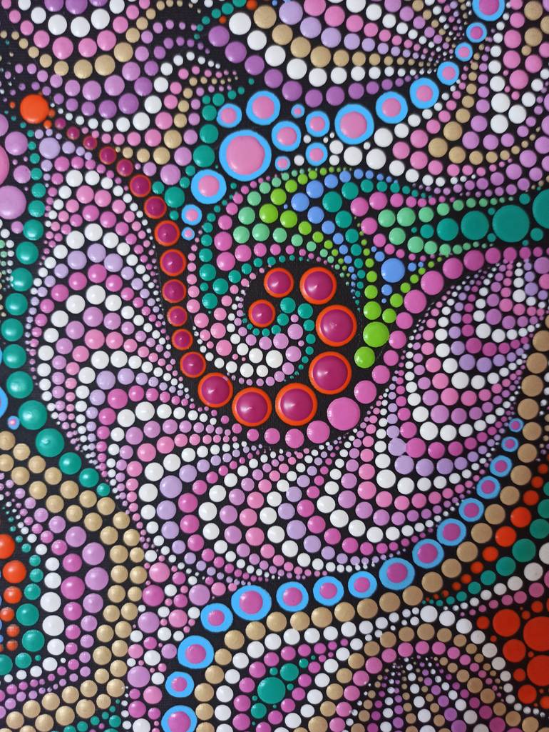 Original Abstract Expressionism Abstract Painting by Oxana Lazari