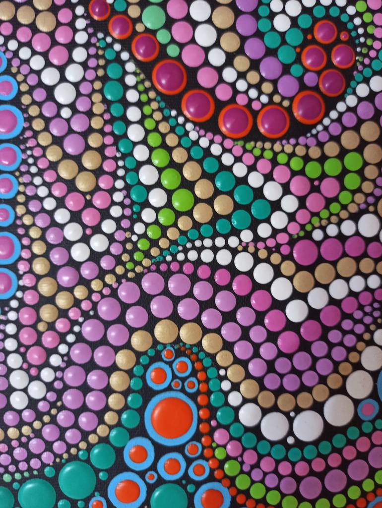 Original Abstract Expressionism Abstract Painting by Oxana Lazari