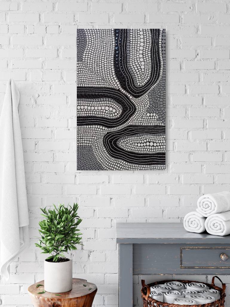 Original Abstract Expressionism Abstract Painting by Oxana Lazari
