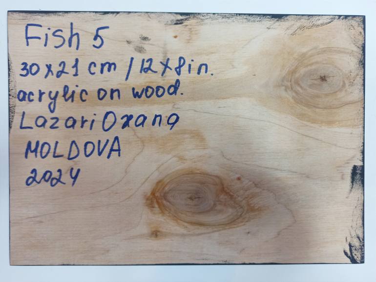 Original Abstract Expressionism Animal Painting by Oxana Lazari