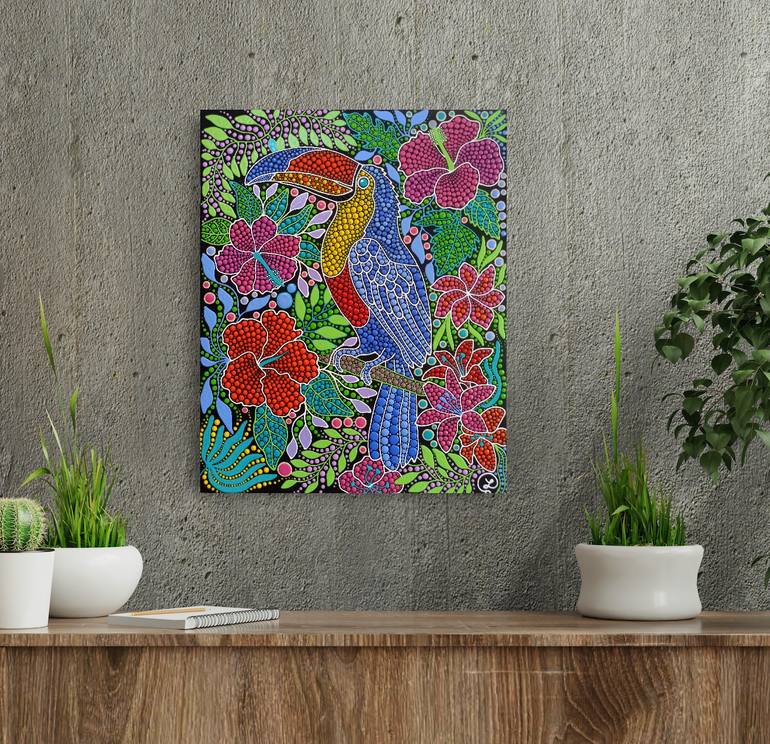 Original Contemporary Animal Painting by Oxana Lazari