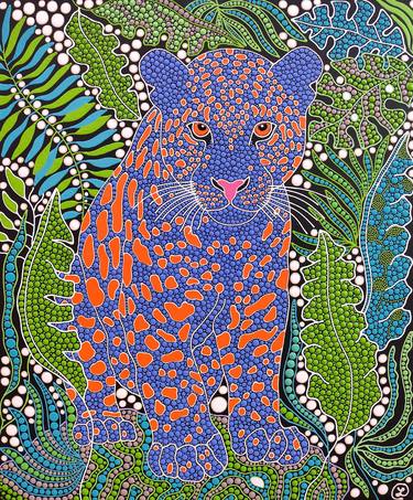 Original Contemporary Animal Painting by Oxana Lazari
