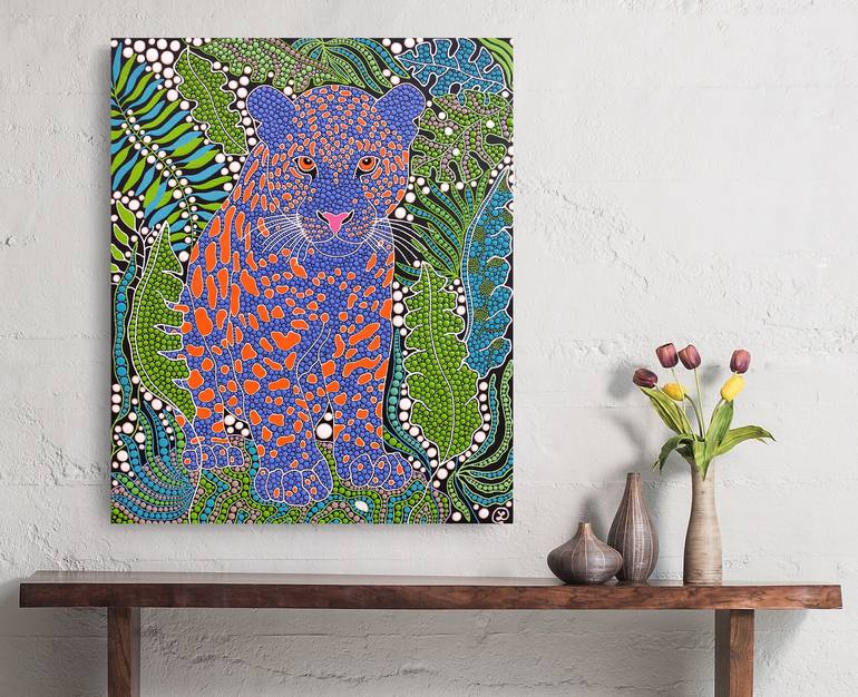 Original Contemporary Animal Painting by Oxana Lazari