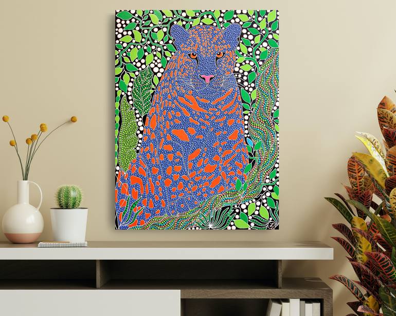 Original Contemporary Animal Painting by Oxana Lazari