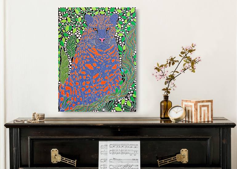 Original Contemporary Animal Painting by Oxana Lazari