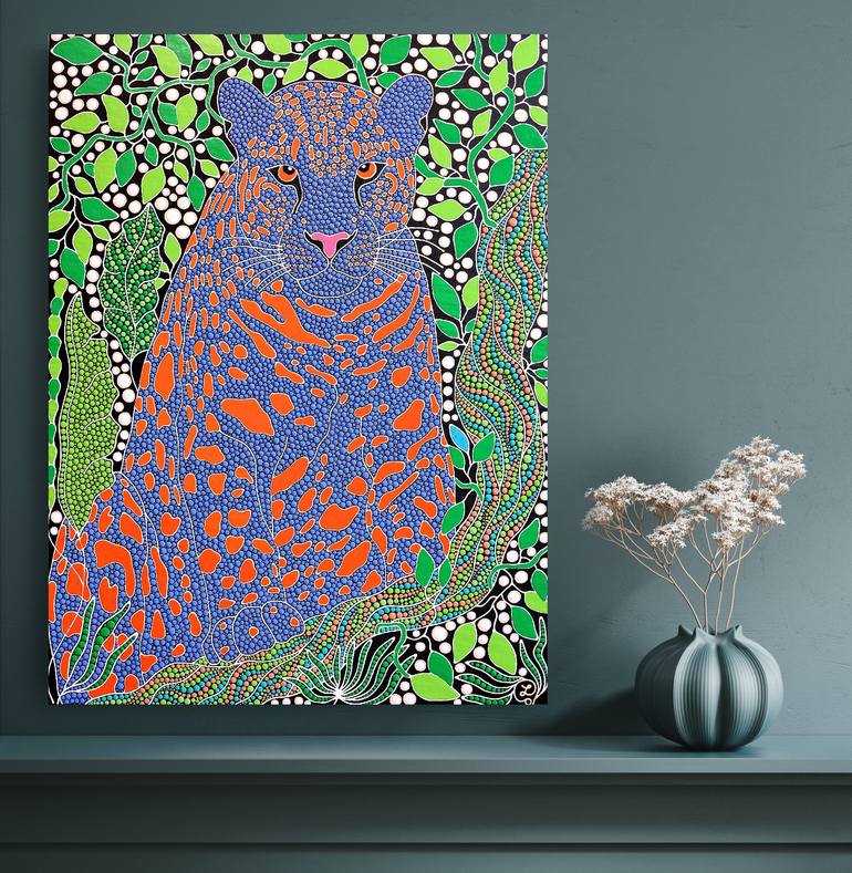 Original Contemporary Animal Painting by Oxana Lazari