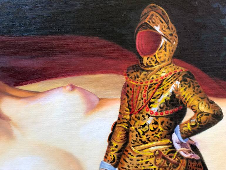 Original Other People Painting by Wei Ma