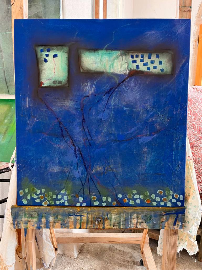 Original Painterly Abstraction Abstract Painting by Sherri Bustad