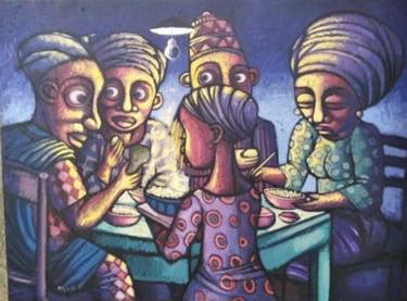 Original Cartoon Paintings by Muyiwa Akinwolere